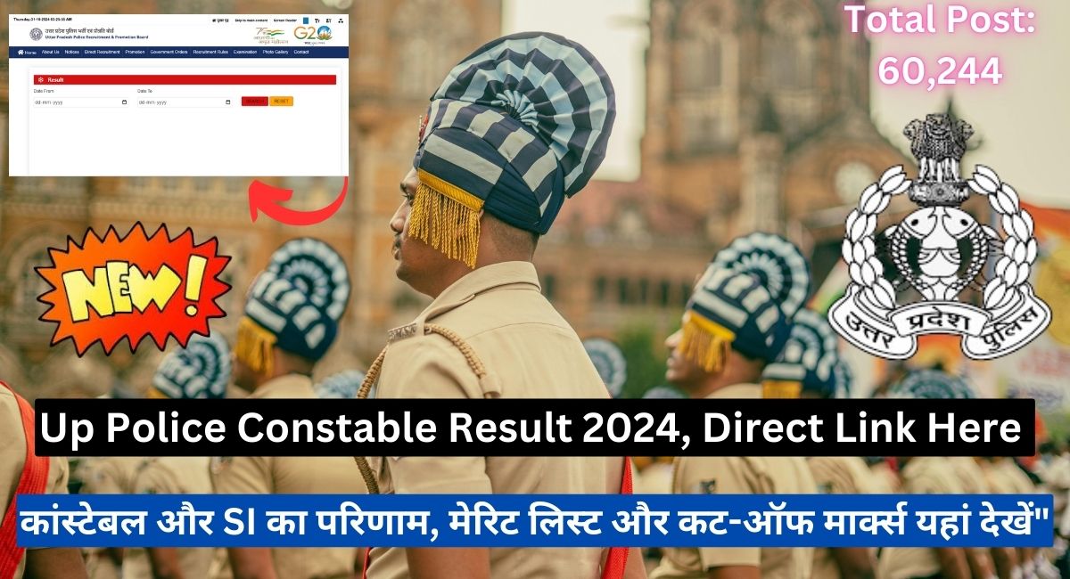 Up Police Constable Result 2024