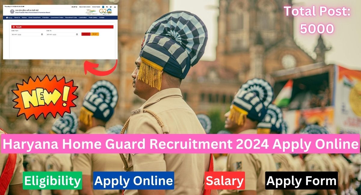 Haryana Home Guard Recruitment 2024